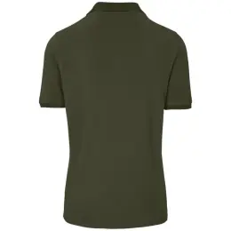 Mens Houston Stretch Golf Shirt Olive Back